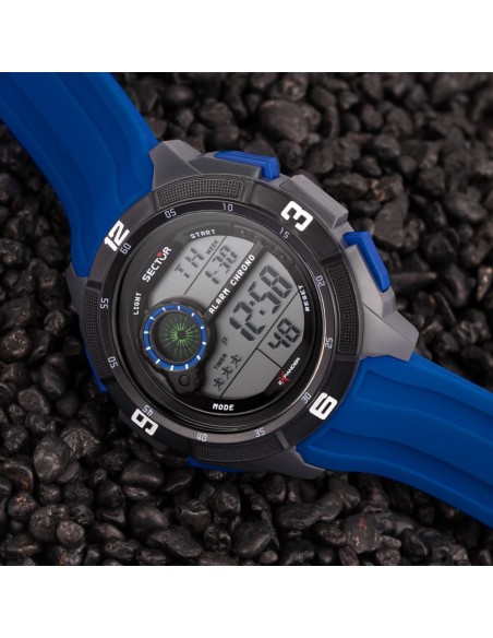 Sector Ex-04 Digitale Nero Blu Uomo 54 mm (R3251535002)