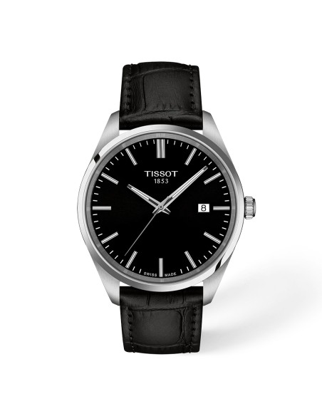 Tissot Gentleman Uomo Nero Pelle Nero 39 mm (T0354461605102)