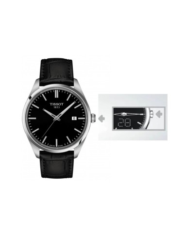 Tissot Gentleman Uomo Nero Pelle Nero 39 mm...
