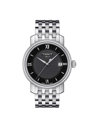 Tissot Bridgeport Uomo Quadrante Nero Acciaio...