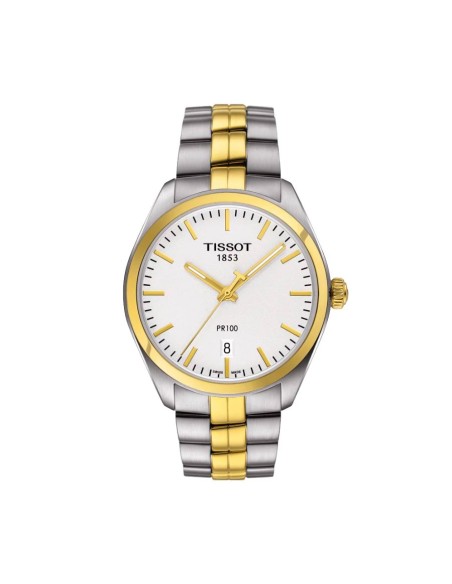 Tissot PR 100 Uomo Silver Bicolore Swiss Made (T1014102203100)