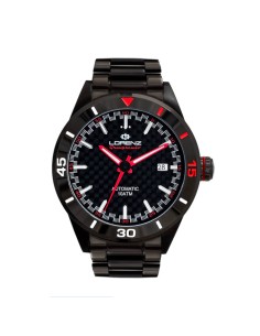 Lorenz Granpremio Automatico Gunmetal Nero Rosso (030211AA)