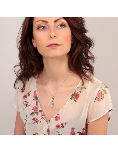 Morellato Foglia Collana Donna Argento 925 con Pendente (SAKH27)