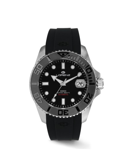 Lorenz DI300 Automatico Diver Uomo Nero 300 Metri (030258AA)