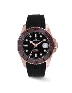 Lorenz DI300 Automatico Oro Rosa Nero 300 Metri (030258DD)