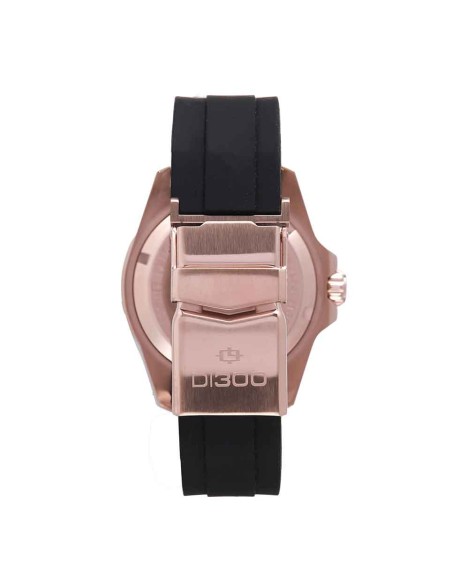 Lorenz DI300 Automatico Oro Rosa Nero 300 Metri (030258DD)