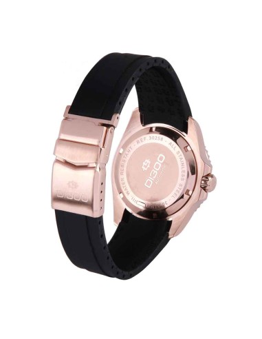 Lorenz DI300 Automatico Oro Rosa Nero 300 Metri...