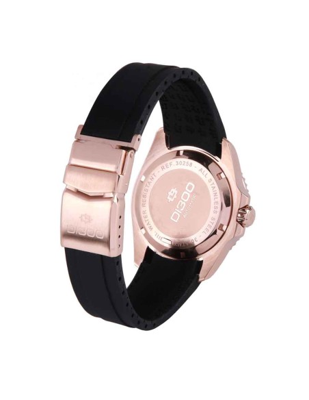Lorenz DI300 Automatico Oro Rosa Nero 300 Metri (030258DD)