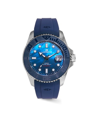 Lorenz DI300 Automatico Madreperla Blu Acciaio...