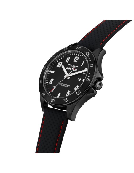 Orologio Sector 230 Uomo Nero Pelle Nera (R3251161060)