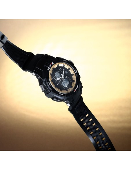 Orologio Sector Ex-09 Uomo Nero Digitale Analogico (R3251296004)
