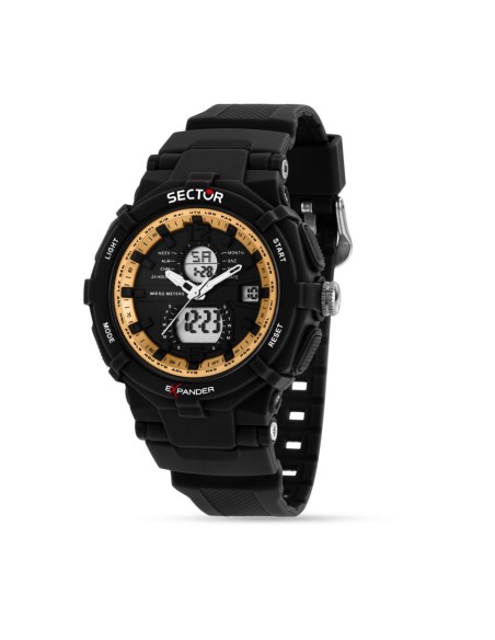 Orologio Sector Ex-09 Uomo Nero Digitale Analogico (R3251296004)