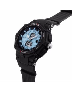 Orologio Sector Ex-09 Uomo Nero Azzurro Digitale... 2
