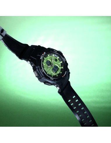 Orologio Sector Ex-09 Uomo Verde Digitale...