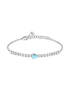 Bracciale Morellato Tesori Argento 925 Zirconi Azzurri...