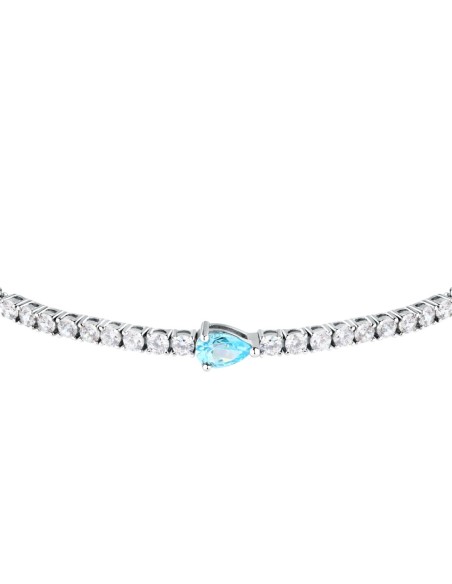 Bracciale Morellato Tesori Argento 925 Zirconi Azzurri (SAIW200)