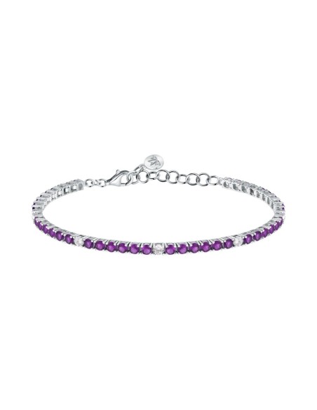 Bracciale Morellato Tesori Argento 925 Zirconi Viola (SAIW225)