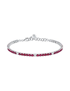 Bracciale Morellato Tesori Argento 925 Zirconi Rossi...