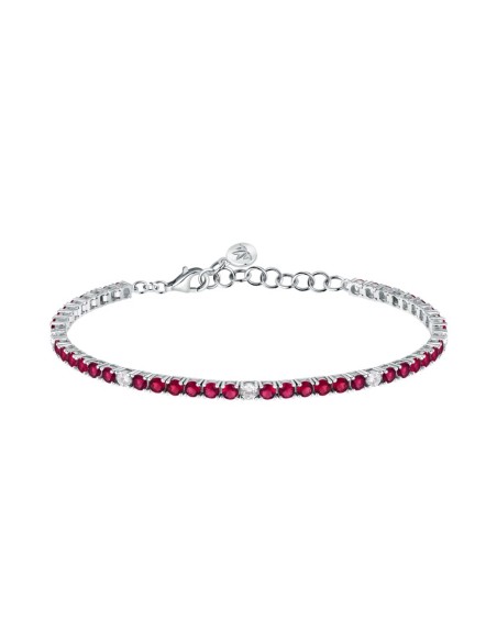 Bracciale Morellato Tesori Argento 925 Zirconi Rossi (SAIW230)