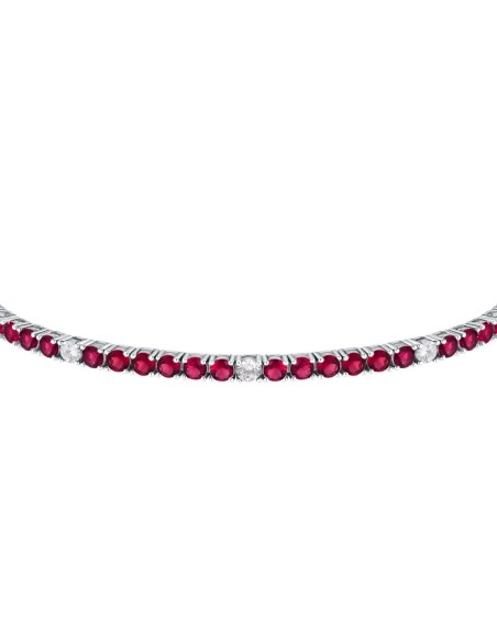 Bracciale Morellato Tesori Argento 925 Zirconi Rossi (SAIW230)
