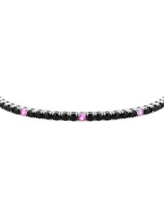 Bracciale Morellato Tesori Argento 925 Nero Rosa (SAIW259) 2