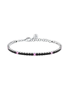 Bracciale Morellato Tesori Argento 925 Nero Rosa (SAIW259)