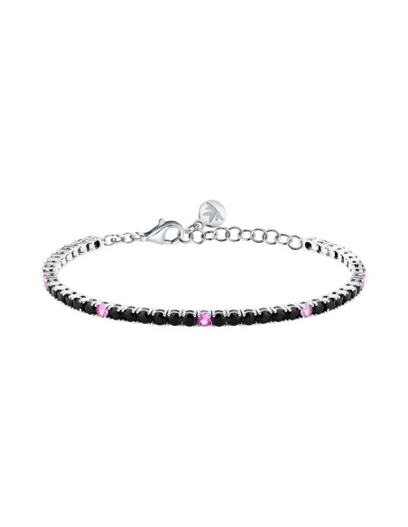 Bracciale Morellato Tesori Argento 925 Nero Rosa (SAIW259)