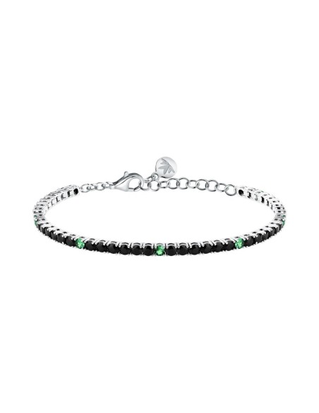 Bracciale Morellato Tesori Argento 925 Nero Verde (SAIW260)