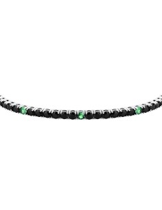 Bracciale Morellato Tesori Argento 925 Nero Verde (SAIW260) 2