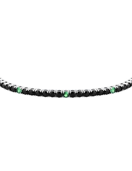 Bracciale Morellato Tesori Argento 925 Nero Verde (SAIW260)