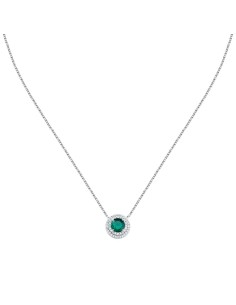 Collana Morellato Duchessa Argento 925 Verde Zirconi...