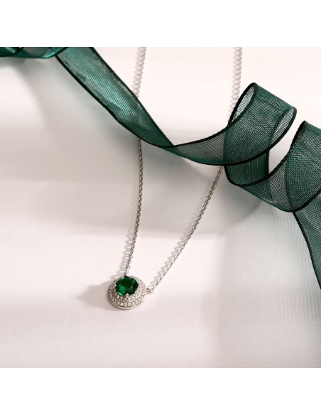 Collana Morellato Duchessa Argento 925 Verde Zirconi (SAIW272)
