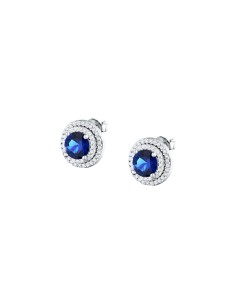 Orecchini Morellato Duchessa Argento 925 Blu Zirconi...
