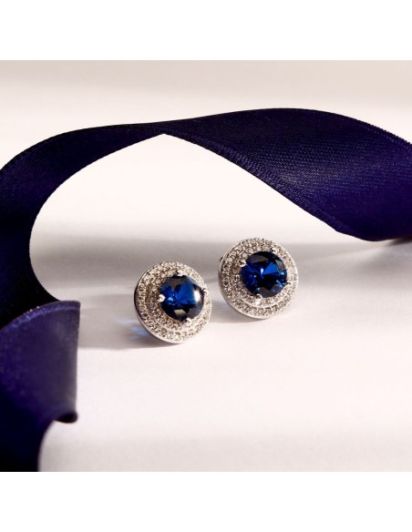 Orecchini Morellato Duchessa Argento 925 Blu Zirconi (SAIW274)