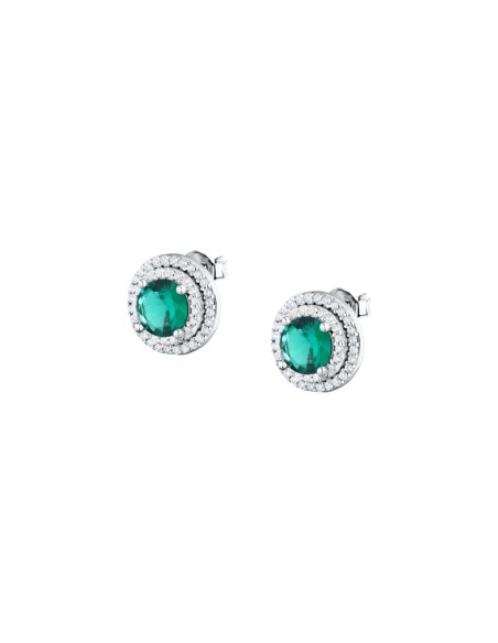 Orecchini Morellato Duchessa Argento 925 Verde Zirconi (SAIW275)