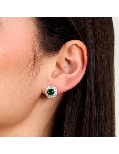Orecchini Morellato Duchessa Argento 925 Verde Zirconi (SAIW275)