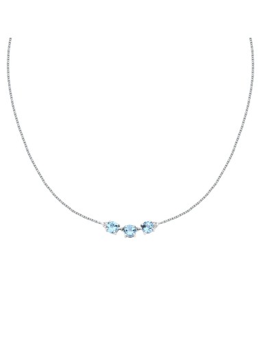 Collana Morellato Luminosa Argento 925 Azzurra...