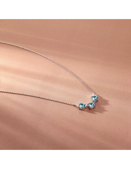 Collana Morellato Luminosa Argento 925 Azzurra Zirconi (SAIW289)