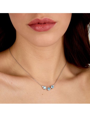 Collana Morellato Luminosa Argento 925 Azzurra...