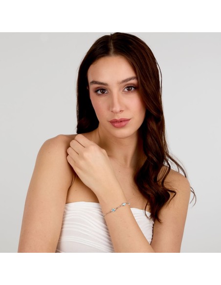 Bracciale Morellato Luminosa Argento 925 Azzurro (SAIW291)