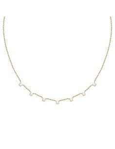 Collana Morellato Luminosa Argento 925 Dorata Zirconi...
