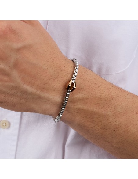 Bracciale Morellato Motown Acciaio Bicolore Uomo (SALS111)