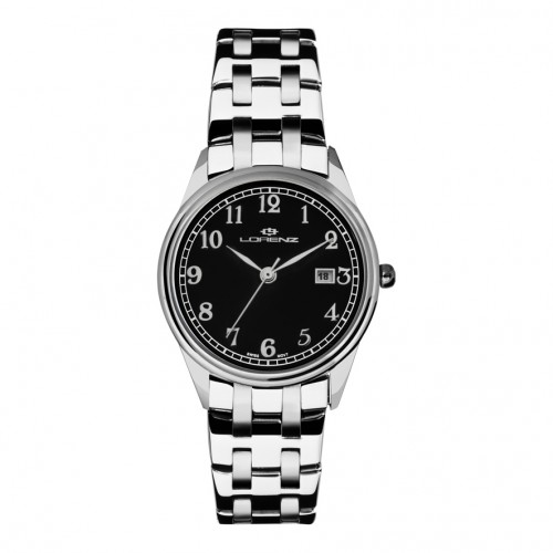 Orologi donna: orologio donna Orologio Lorenz donna data Classico Nero  Agropoli 27159BB
