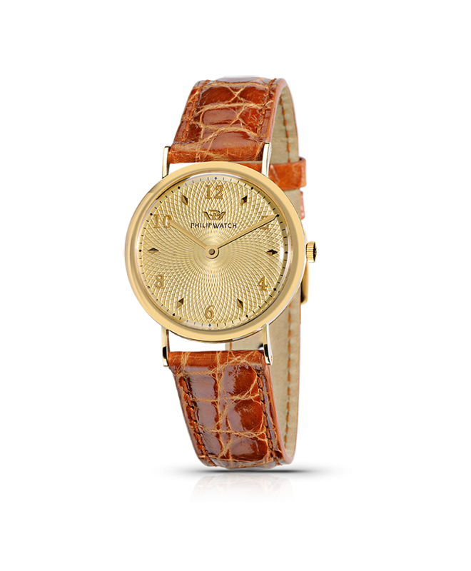 Orologi donna: orologio donna Philip Watch C capsulette 2h 30mm  gold/wh/brown st. R8051551565