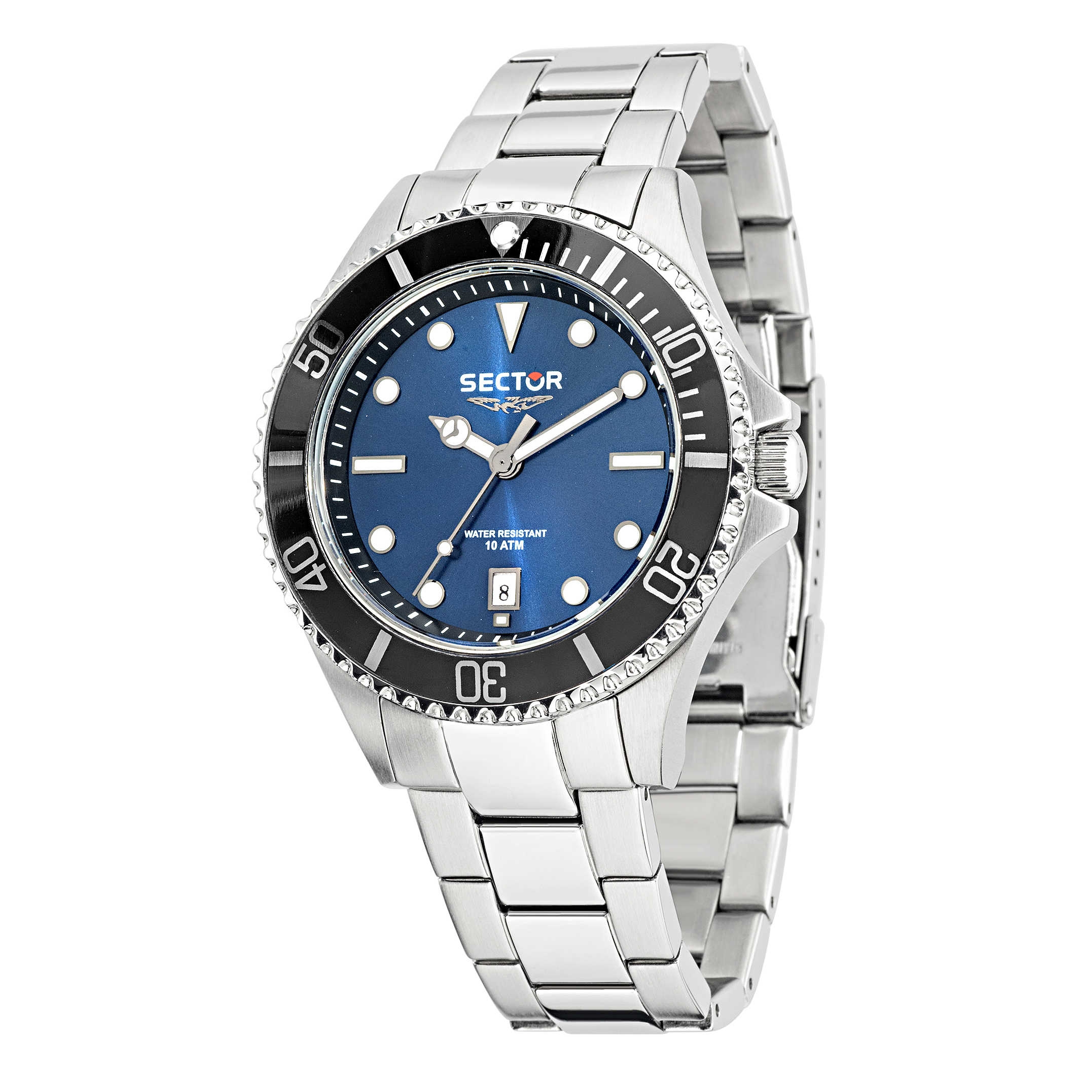 Orologi uomo: orologio uomo Orologio Sector 235 uomo acciaio / blu  R3253161006 in offerta