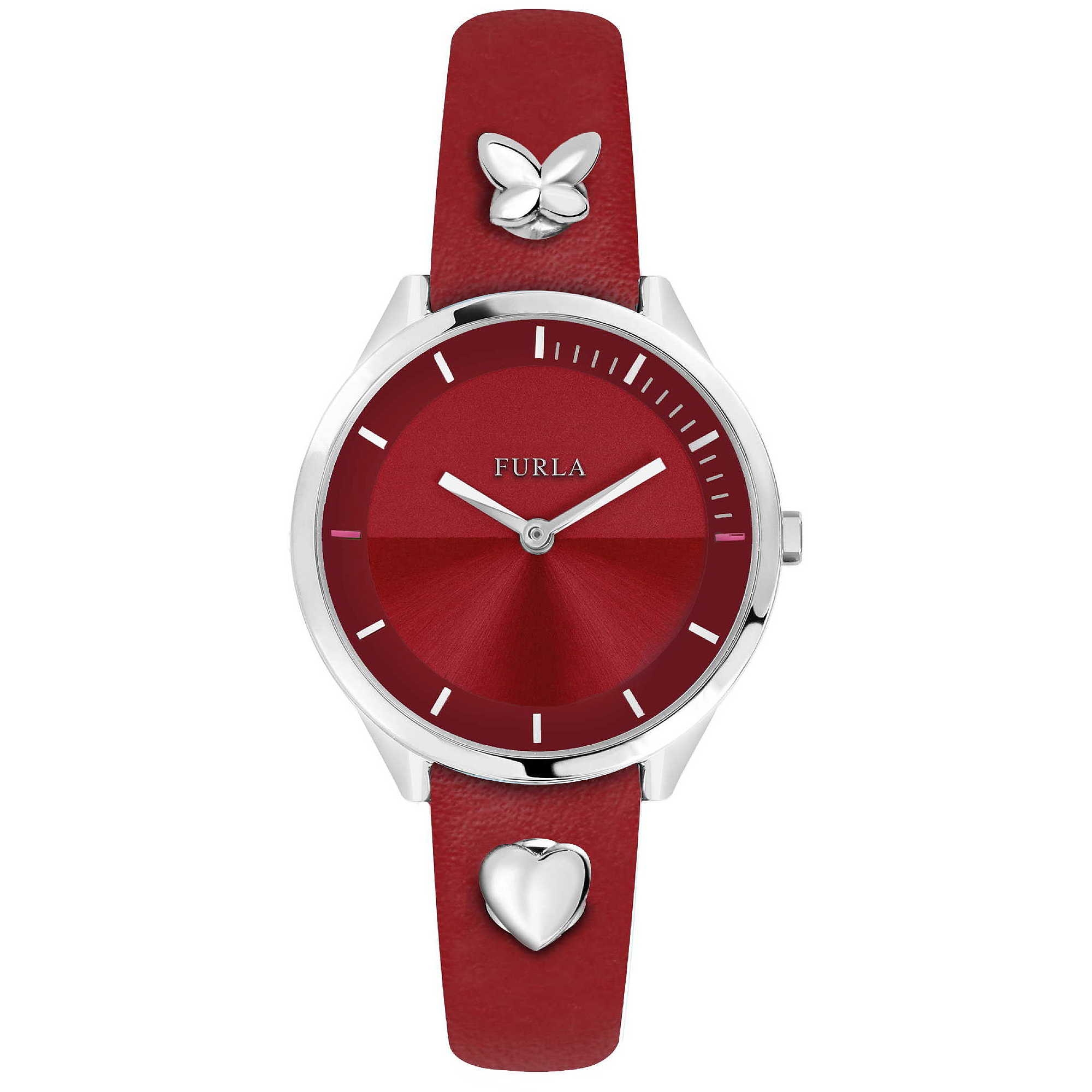 Orologi donna: Orologio Furla Pin donna pelle rosso R4251102539 in offerta