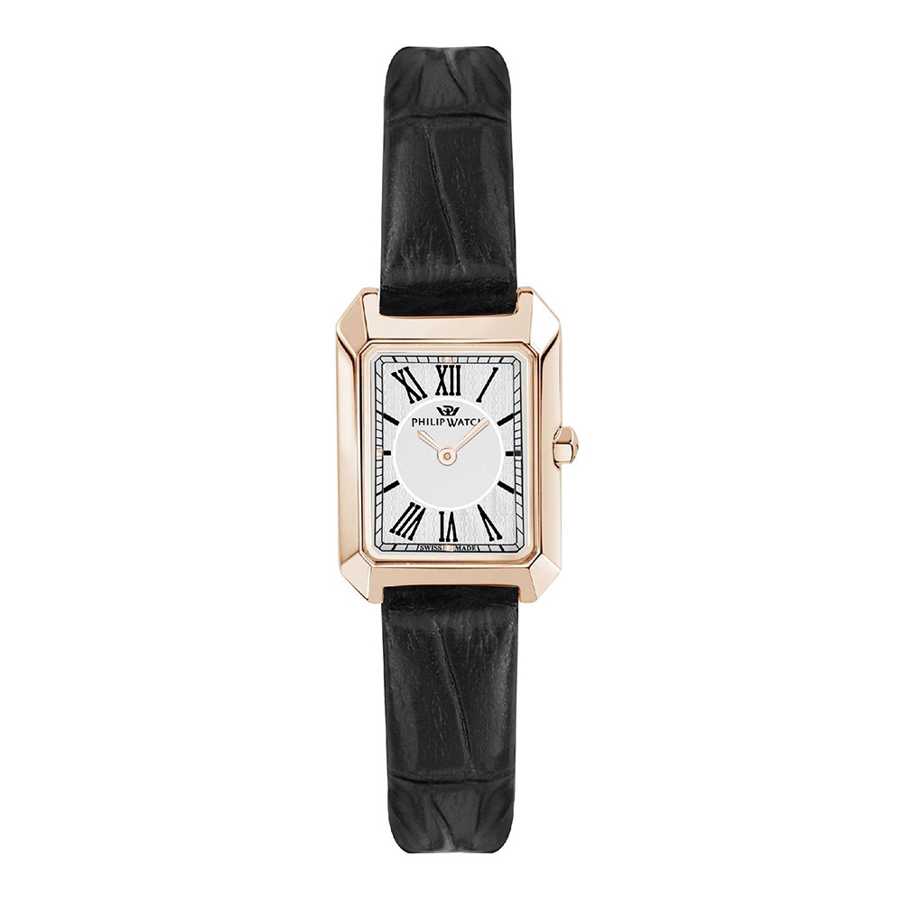 Orologi donna: orologio donna Philip Watch Eve donna 30x22mm pelle nero  R8251499501 in offerta
