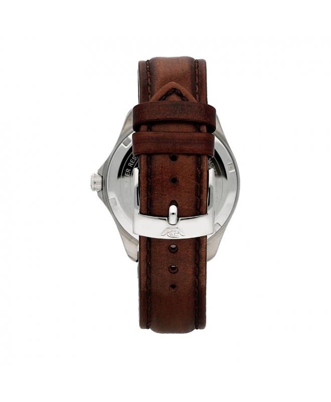 Philip Watch Blaze 3h ivory dial brown strap uomo R8251165002 - galleria 2