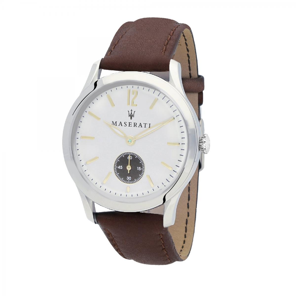 Orologi uomo: orologio uomo Orologio Maserati Tradizione uomo pelle marrone  40mm R8851125001