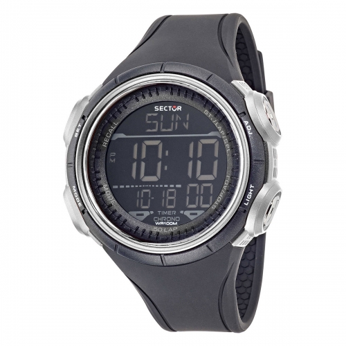 Orologi uomo: orologio uomo Orologio digitale Sector Ex-22 nero / grigio 44  mm R3251590003